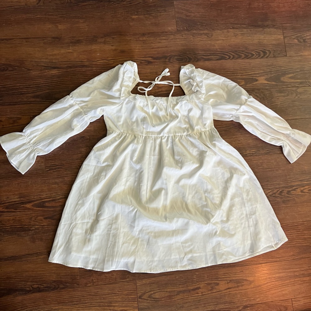 Long sleeve ruffle dress